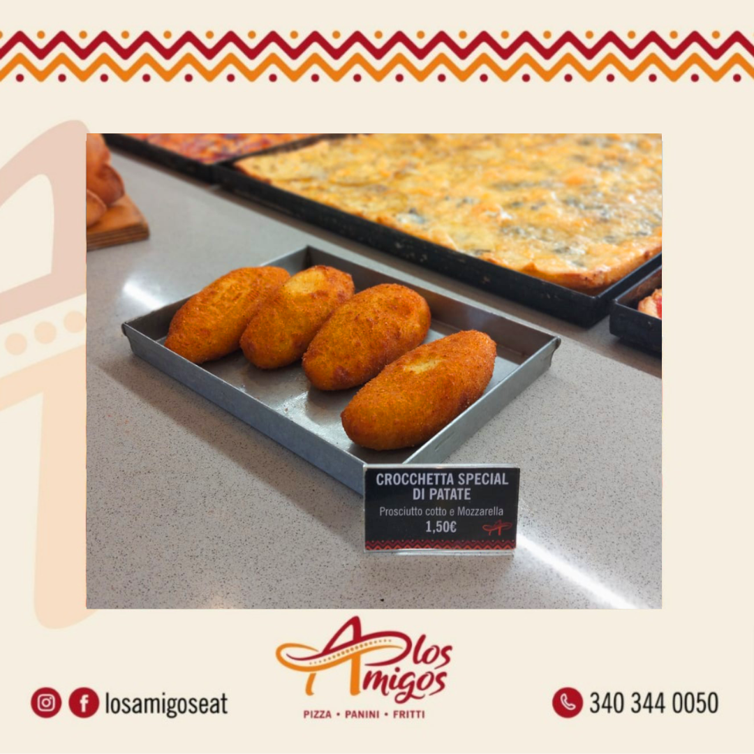 Crocchetta di patate, cotto e mozzarella